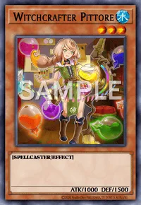 Witchcrafter Pittore, Yu-Gi-Oh! card, WATER