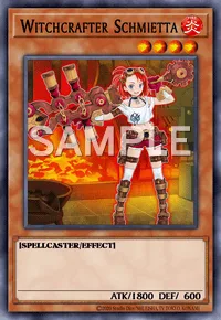 Witchcrafter Schmietta, Yu-Gi-Oh! card, FIRE
