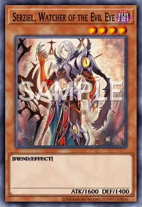 Serziel, Watcher of the Evil Eye, Yu-Gi-Oh! card, DARK