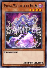 Medusa, Watcher of the Evil Eye, Yu-Gi-Oh! card, DARK