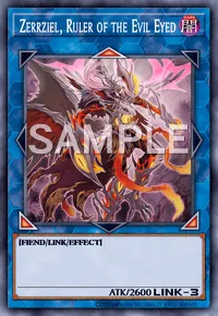 Zerrziel, Ruler of the Evil Eyed, Yu-Gi-Oh! card, DARK