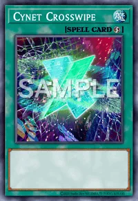 Cynet Crosswipe, Yu-Gi-Oh! card, SPELL