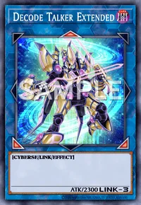 Decode Talker Extended, Yu-Gi-Oh! card, DARK