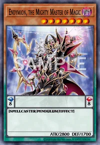 Endymion, the Mighty Master of Magic, Yu-Gi-Oh! card, DARK