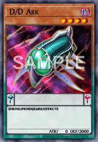 D/D Ark, Yu-Gi-Oh! card, DARK