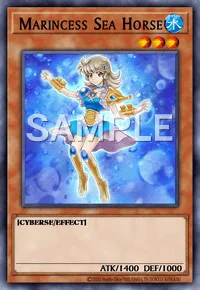 Marincess Sea Horse, Yu-Gi-Oh! card, WATER