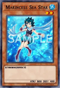Marincess Sea Star, Yu-Gi-Oh! card, WATER