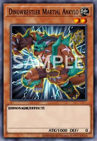 Dinowrestler Martial Ankylo, Yu-Gi-Oh! card, EARTH