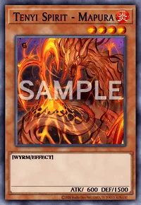 Tenyi Spirit - Mapura, Yu-Gi-Oh! card, FIRE