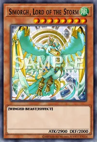 Simorgh, Lord of the Storm, Yu-Gi-Oh! card, WIND
