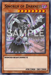 Simorgh of Darkness, Yu-Gi-Oh! card, DARK