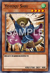 Yosenju Sabu, Yu-Gi-Oh! card, WIND