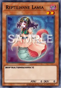 Reptilianne Lamia, Yu-Gi-Oh! card, DARK