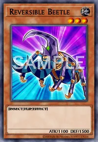 Reversible Beetle, Yu-Gi-Oh! card, EARTH