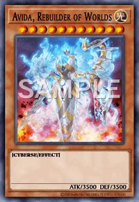 Avida, Rebuilder of Worlds, Yu-Gi-Oh! card, LIGHT