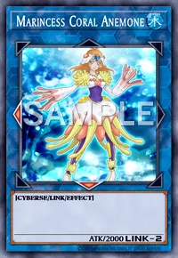 Marincess Coral Anemone, Yu-Gi-Oh! card, WATER