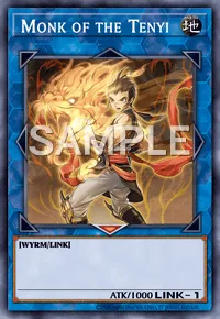 Monk of the Tenyi, Yu-Gi-Oh! card, EARTH