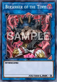 Berserker of the Tenyi, Yu-Gi-Oh! card, DARK
