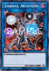 Linkmail Archfiend, Yu-Gi-Oh! card, DARK