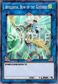 Apollousa, Bow of the Goddess, Yu-Gi-Oh! card, WIND