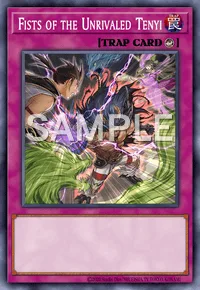 Fists of the Unrivaled Tenyi, Yu-Gi-Oh! card, TRAP