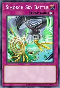 Simorgh Sky Battle, Yu-Gi-Oh! card, TRAP