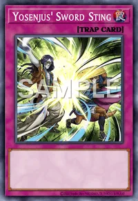 Yosenjus' Sword Sting, Yu-Gi-Oh! card, TRAP