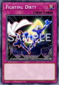 Fighting Dirty, Yu-Gi-Oh! card, TRAP