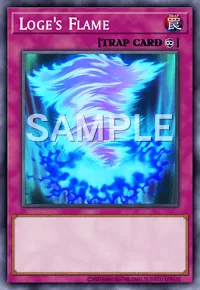 Loge's Flame, Yu-Gi-Oh! card, TRAP