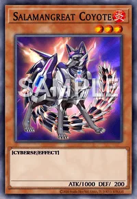 Salamangreat Coyote, Yu-Gi-Oh! card, FIRE