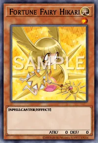 Fortune Fairy Hikari, Yu-Gi-Oh! card, LIGHT