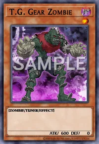 T.G. Gear Zombie, Yu-Gi-Oh! card, DARK