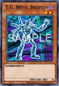 T.G. Metal Skeleton, Yu-Gi-Oh! card, DARK