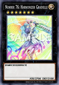 Number 76: Harmonizer Gradielle, Yu-Gi-Oh! card, LIGHT