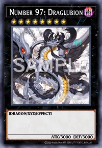 Number 97: Draglubion, Yu-Gi-Oh! card, DARK