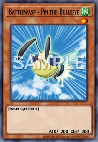 Battlewasp - Pin the Bullseye, Yu-Gi-Oh! card, WIND