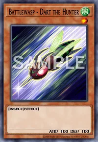 Battlewasp - Dart the Hunter, Yu-Gi-Oh! card, WIND