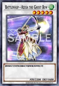 Battlewasp - Azusa the Ghost Bow, Yu-Gi-Oh! card, WIND
