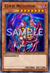 Curse Necrofear, Yu-Gi-Oh! card, DARK