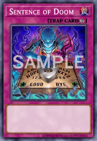 Sentence of Doom, Yu-Gi-Oh! card, TRAP