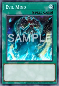 Evil Mind, Yu-Gi-Oh! card, SPELL