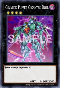 Gimmick Puppet Gigantes Doll, Yu-Gi-Oh! card, DARK