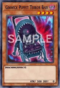 Gimmick Puppet Terror Baby, Yu-Gi-Oh! card, DARK