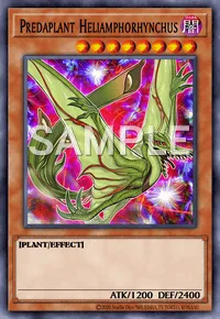 Predaplant Heliamphorhynchus, Yu-Gi-Oh! card, DARK