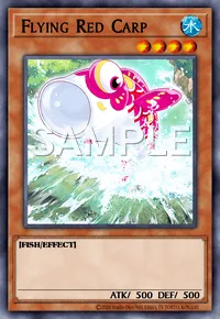 Flying Red Carp, Yu-Gi-Oh! card, WATER