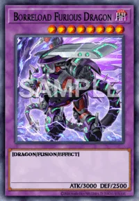 Borreload Furious Dragon, Yu-Gi-Oh! card, DARK