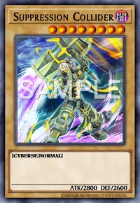 Suppression Collider, Yu-Gi-Oh! card, DARK