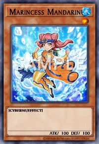 Marincess Mandarin, Yu-Gi-Oh! card, WATER
