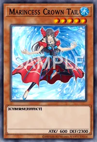 Marincess Crown Tail, Yu-Gi-Oh! card, WATER