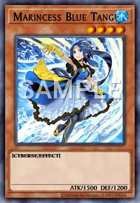 Marincess Blue Tang, Yu-Gi-Oh! card, WATER